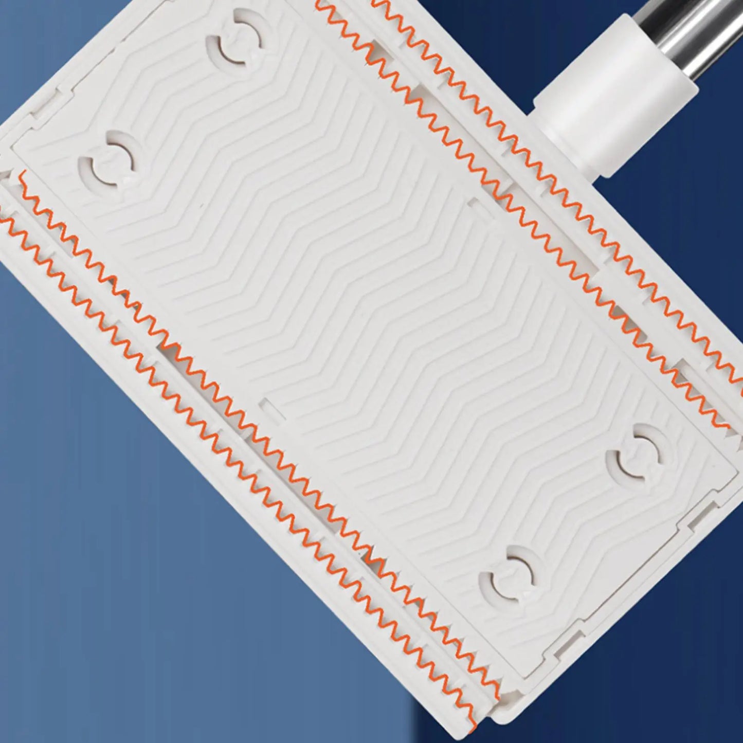 "durable dust mop with stainless steel rod"