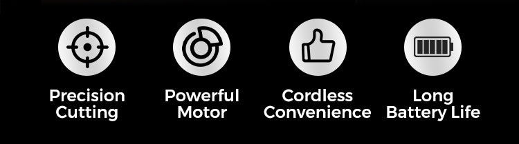 "portable cordless hair clipper set for home use"