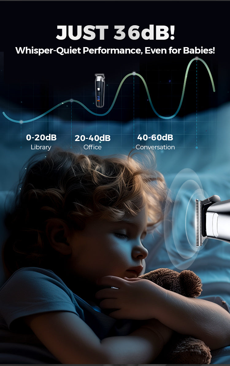 "wet and dry hair trimmer with usb charging"