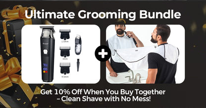 "mens grooming cordless clipper with multiple guides"