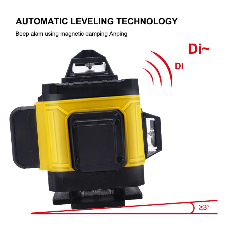 green beam cross line laser level for tiling projects
