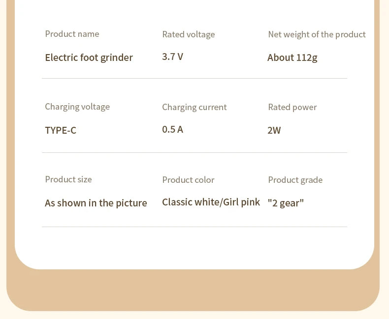 "Portable foot grinder pedicure machine pink"