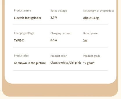 "Portable foot grinder pedicure machine pink"