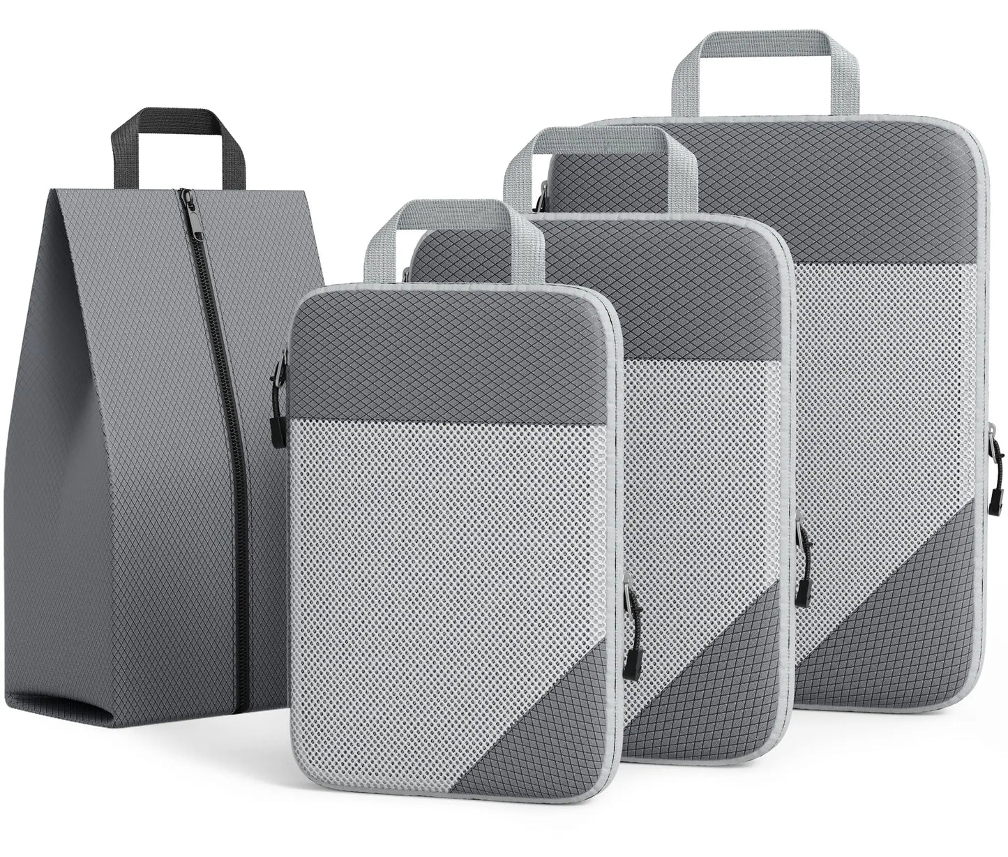 "Lightweight luggage organiser for clothes and shoes"