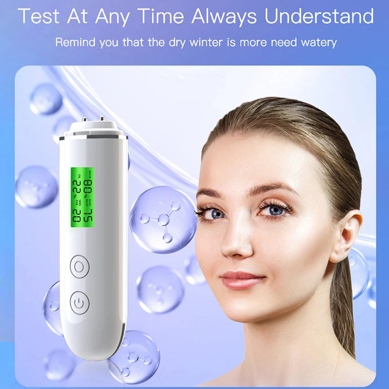 portable rechargeable skin tester pen with type c cable