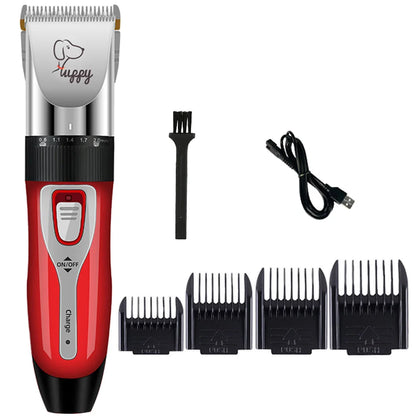 "home grooming kit for dogs and cats rechargeable"