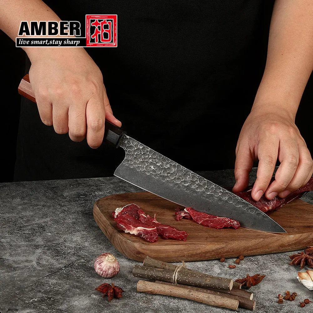 professional santoku and nakiri knives high sharpness