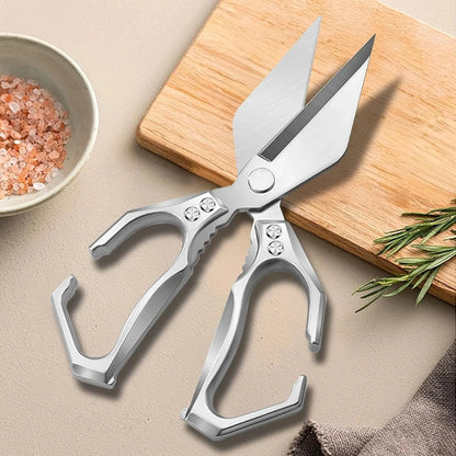 "Multi-purpose meat and fish scissors for home cooking"