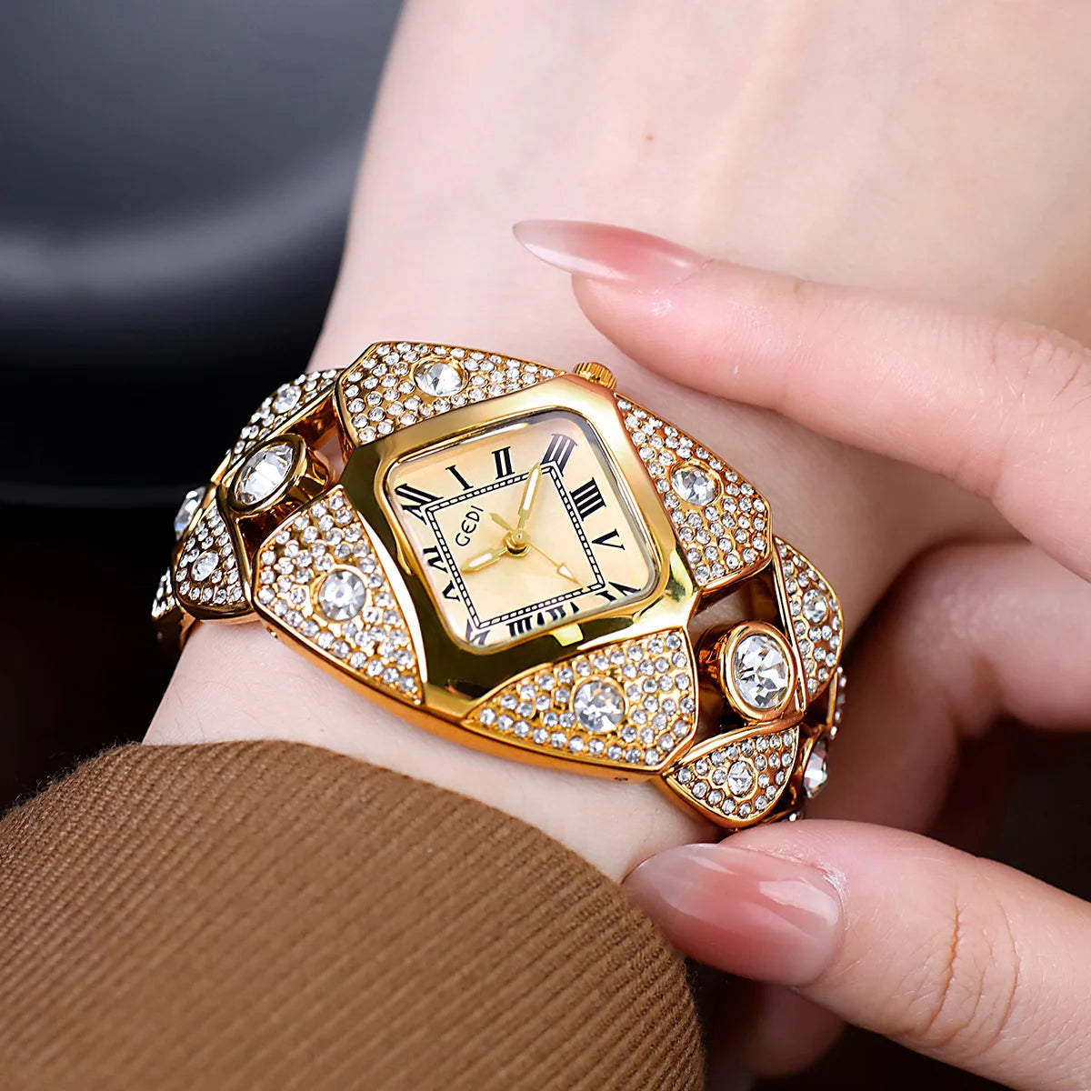 waterproof womens diamond watch gift for her
