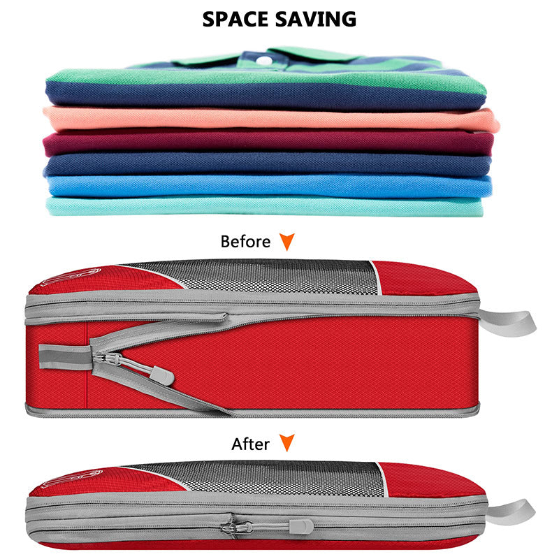 "Lightweight luggage organiser for clothes and shoes"