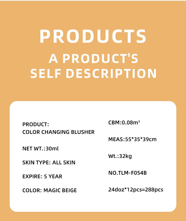 "Makeup foundation that adapts to all skin tones"