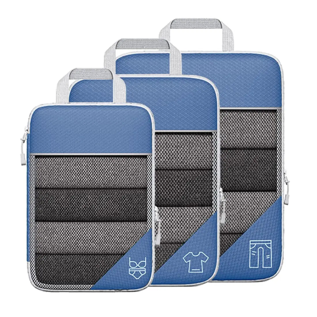 "Lightweight luggage organiser for clothes and shoes"