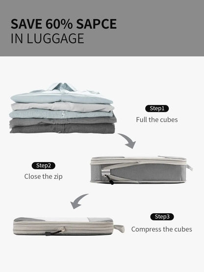 "Lightweight luggage organiser for clothes and shoes"