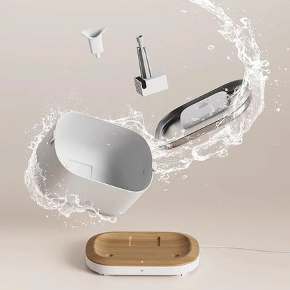 compact automatic cat food dispenser for home use