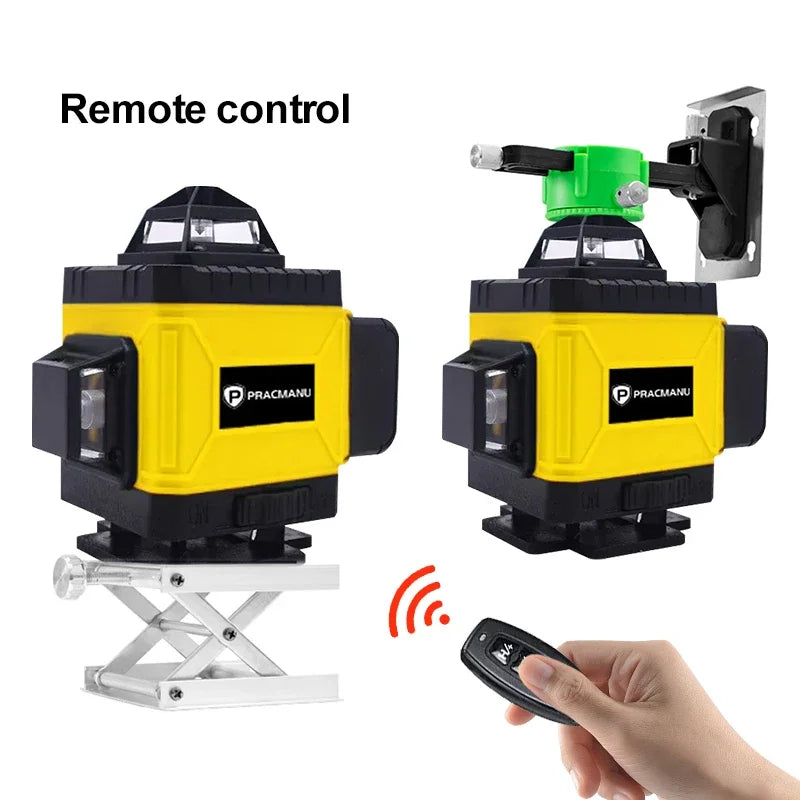 pracmanu laser level projecting bright green lines
