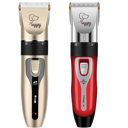 "cordless cat trimmer with comb attachments"