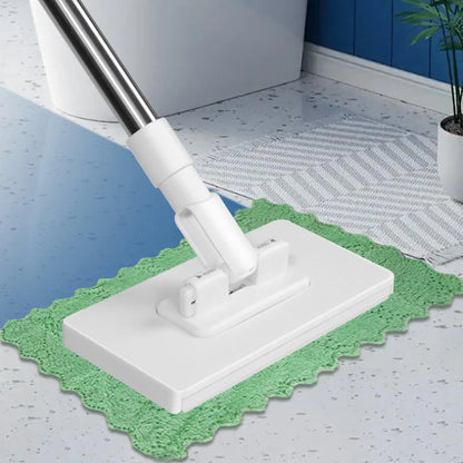 "eco-friendly mop with reusable polyester cloths"