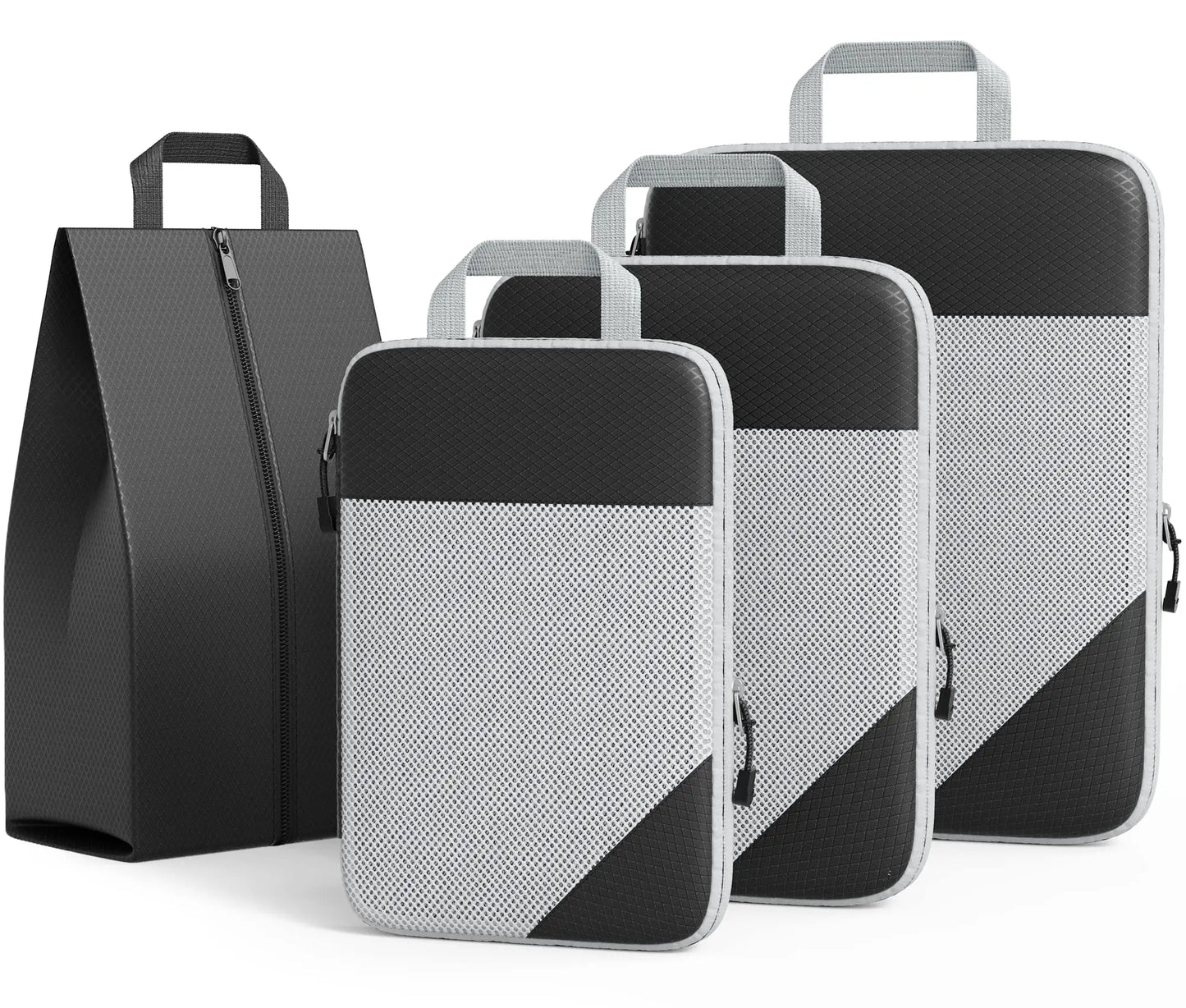 "Lightweight luggage organiser for clothes and shoes"