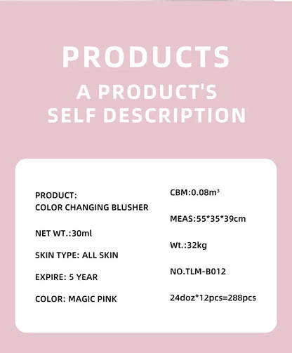 "Makeup foundation that adapts to all skin tones"