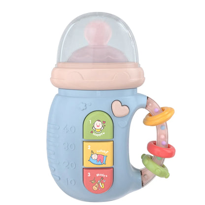 lightweight BPA free plastic rattle with ergonomic shape

