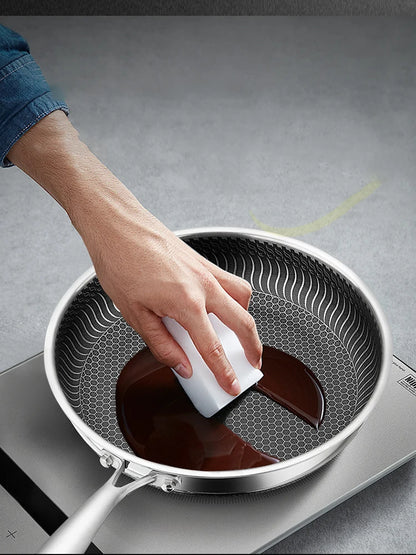"stainless steel skillet for gas and induction cooking"