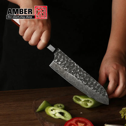 elegant rosewood and ebony knife handles ergonomic grip