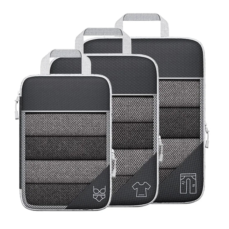 "Lightweight luggage organiser for clothes and shoes"