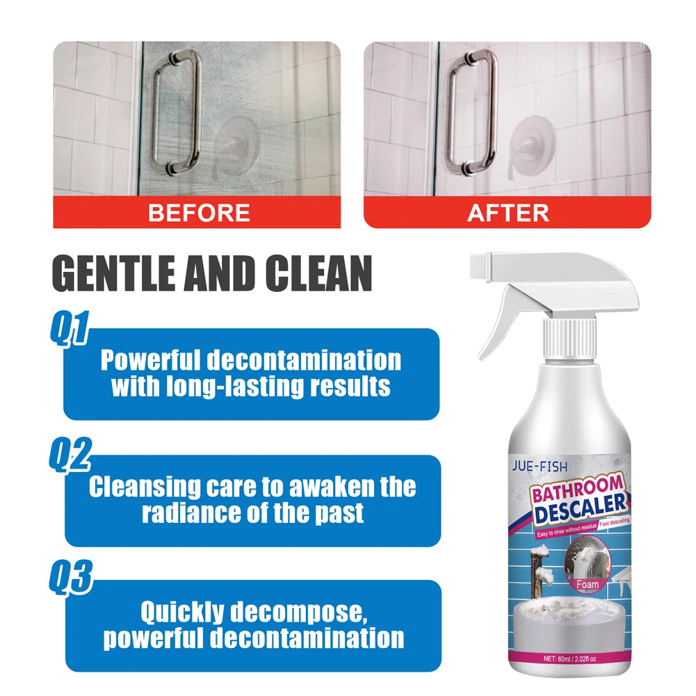 bathroom descaler foam cleaner spray
2
