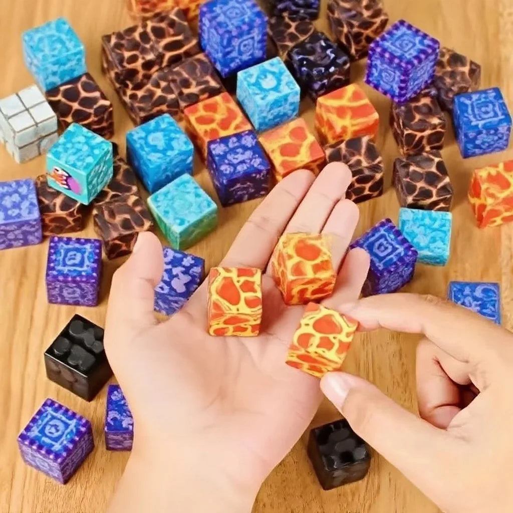 colourful magnetic construction blocks educational toy