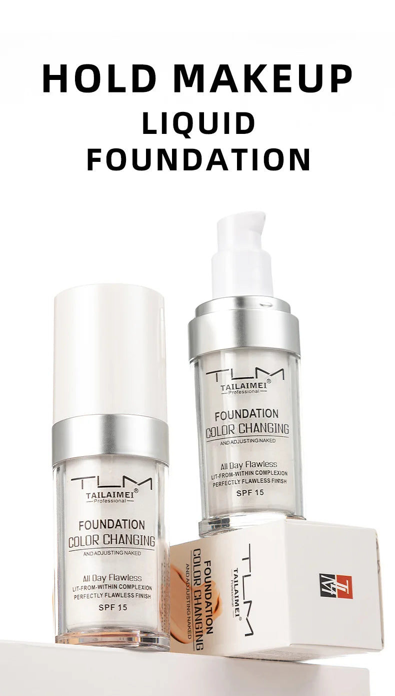 "Makeup foundation that adapts to all skin tones"