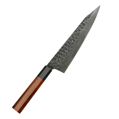 handcrafted japanese forged knives with wooden handles