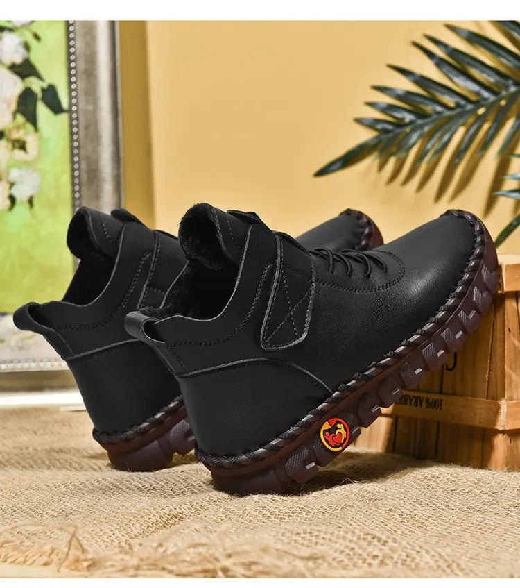 "Comfortable fleece lined casual boots women’s footwear"