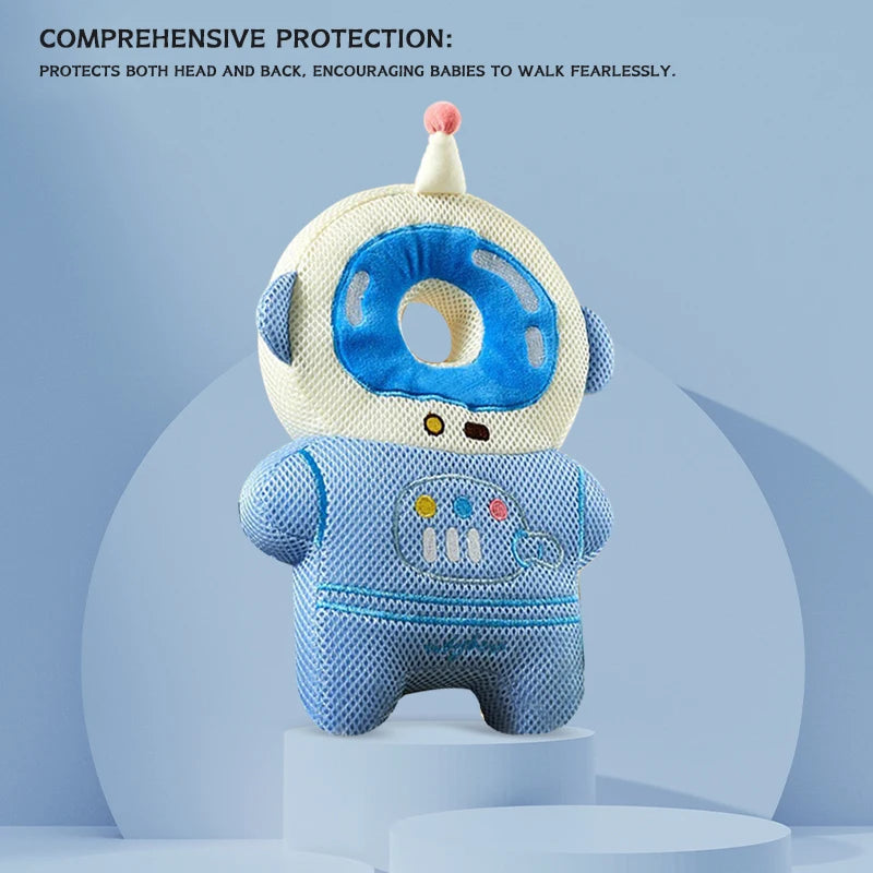 "baby head protector backpack for crawling and walking"