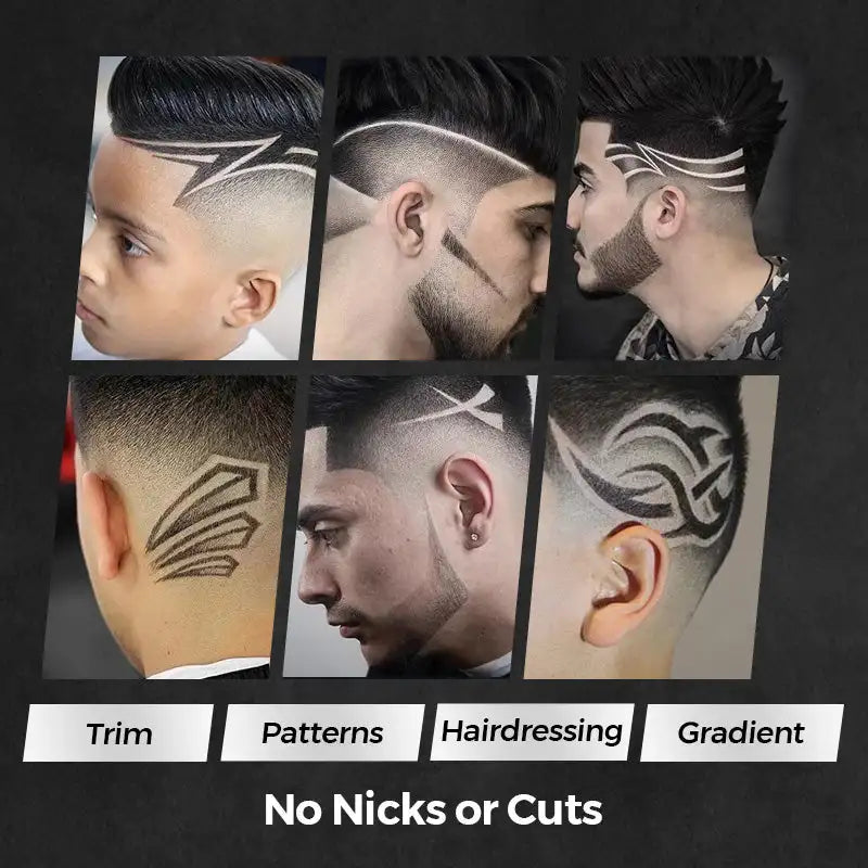 "stainless steel blade electric clipper for men"