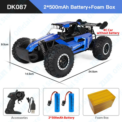 Durable ZWN RC car for Christmas gift packaging.