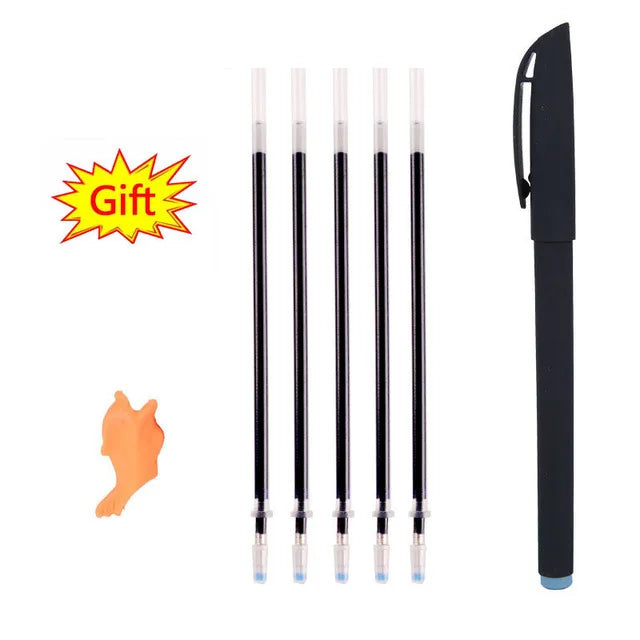 Child smiling while using reusable copybook at home.