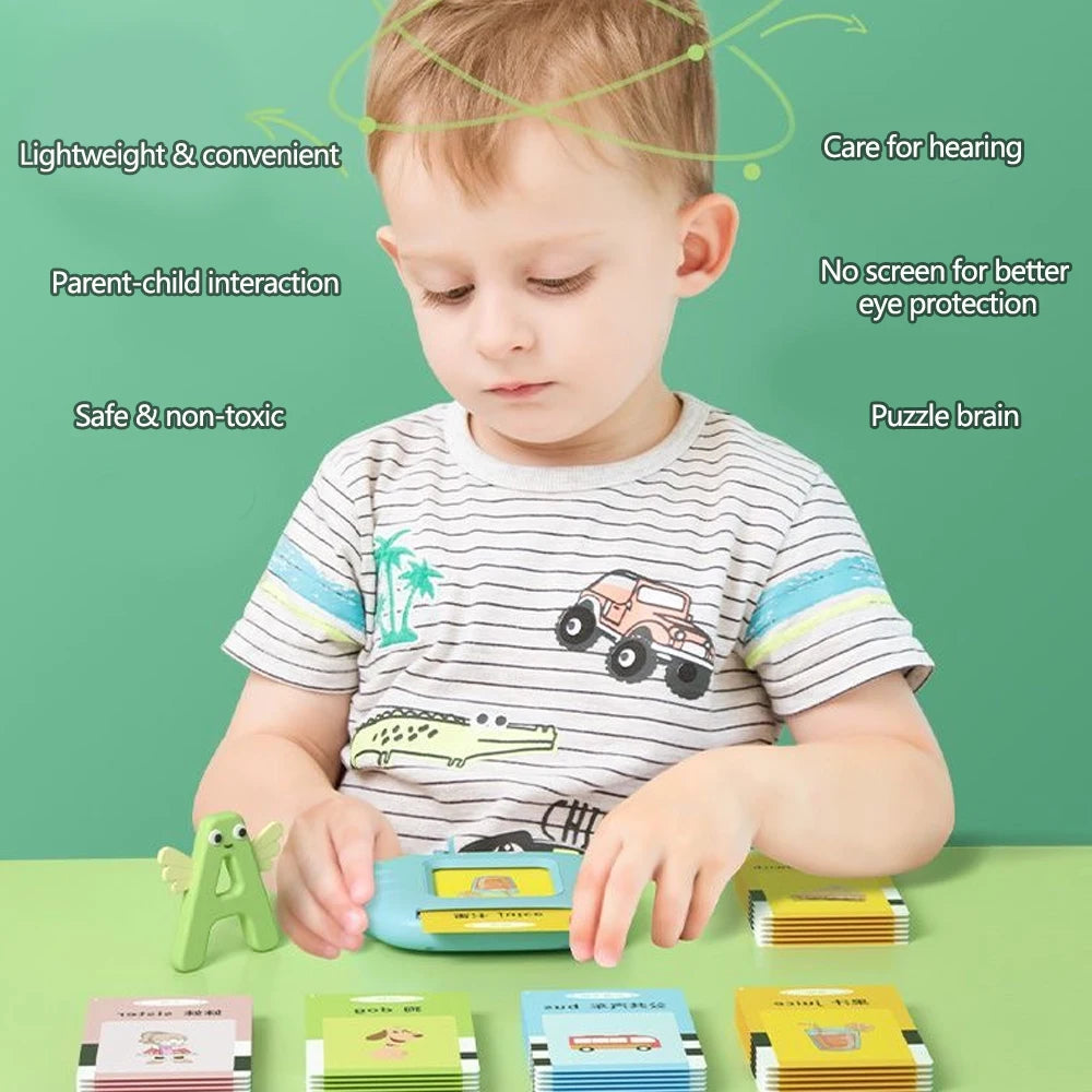 Preschool educational toy with 224 word cards.