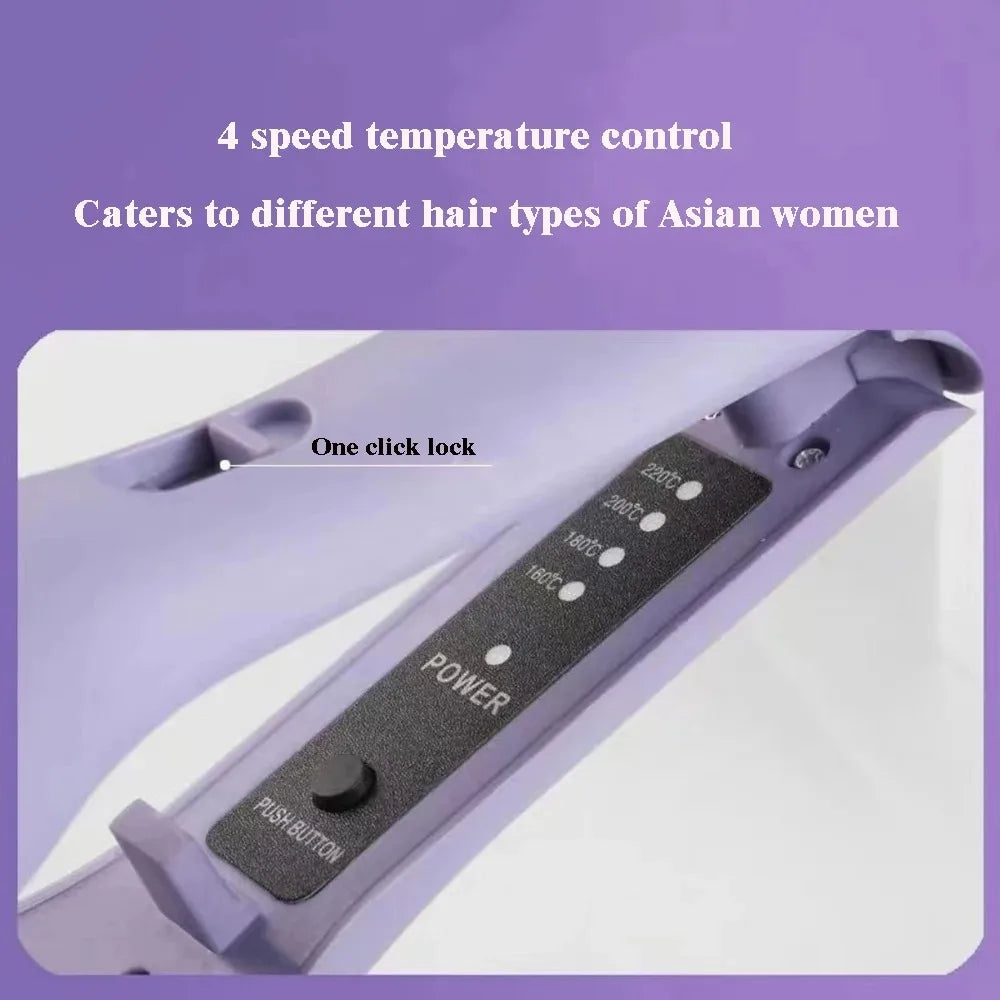 electric hair curler with ergonomic handle design
