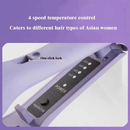 electric hair curler with ergonomic handle design
