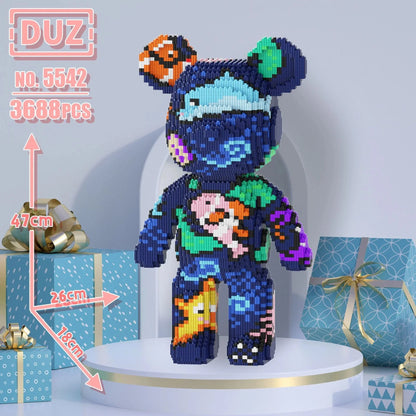 creative diy collectible toy oversized bear blocks
