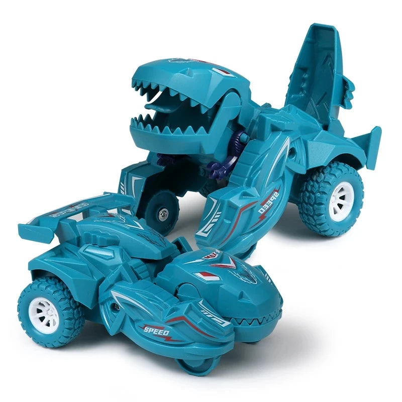 2-in-1 Dinosaur Car – Transforming Action Toy That Kids Love!