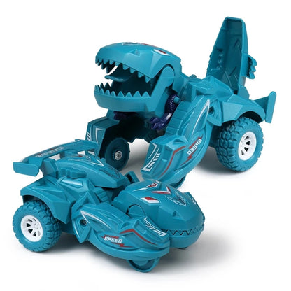 2-in-1 Dinosaur Car – Transforming Action Toy That Kids Love!