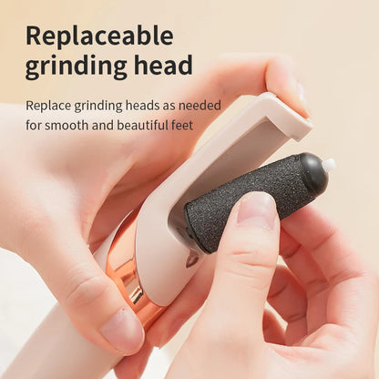 "Callus remover machine for cracked heels"