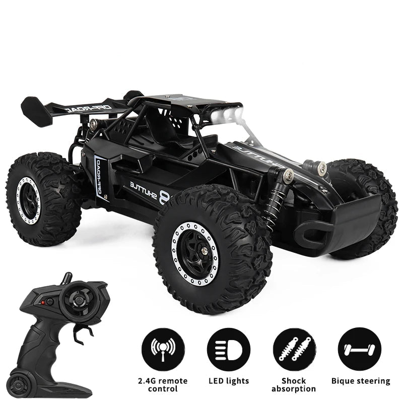 ZWN 1:16 RC Off-Road Car racing on rocky terrain.