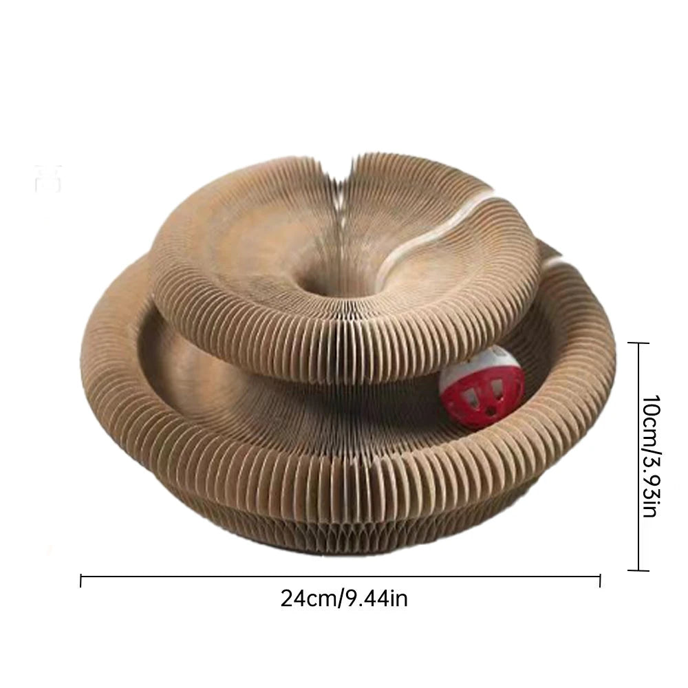 "durable cardboard cat claw scratcher"