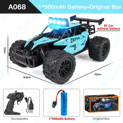 Durable ZWN RC car for Christmas gift packaging.