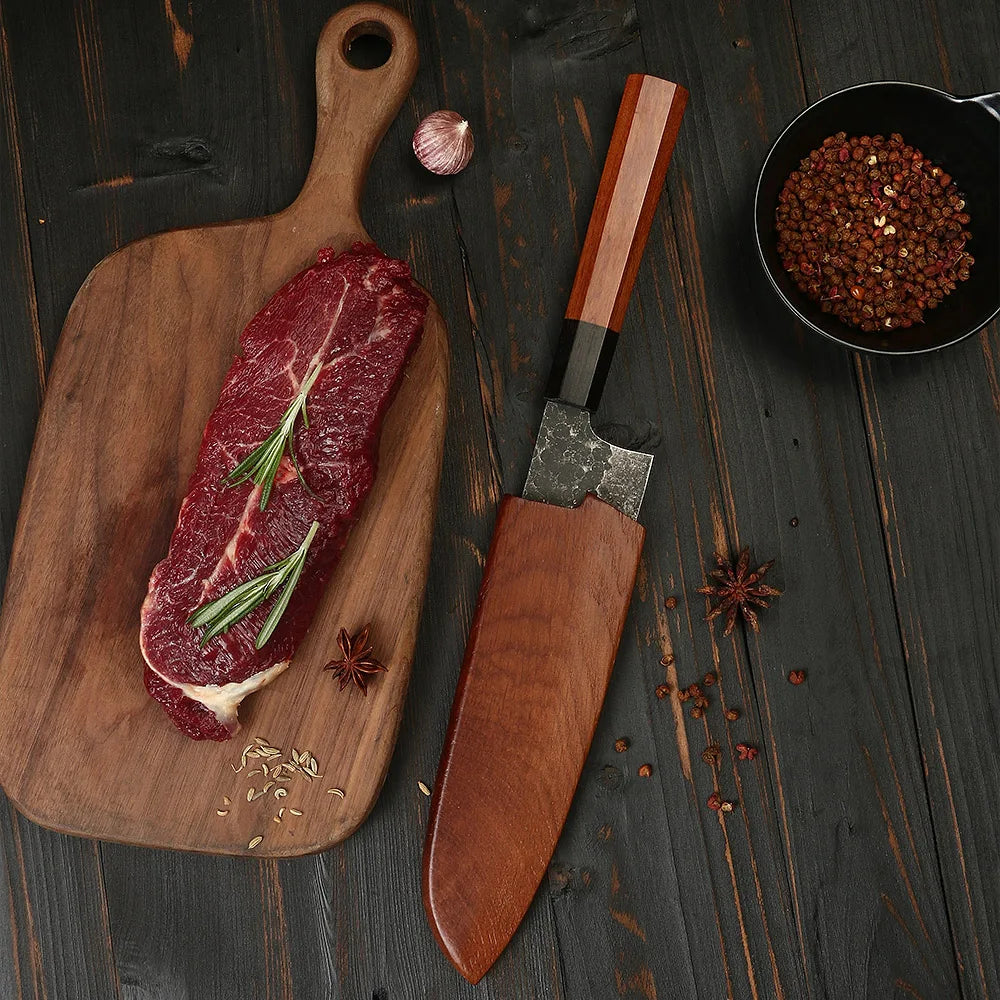 forged high carbon steel knives durable and anti-rust