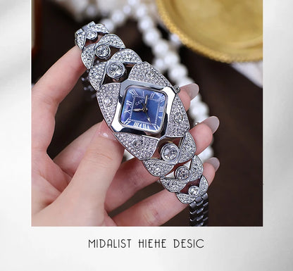 gift box women luxury diamond quartz wristwatch
