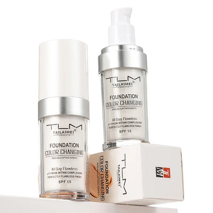 "Lightweight foundation for smooth silky skin"