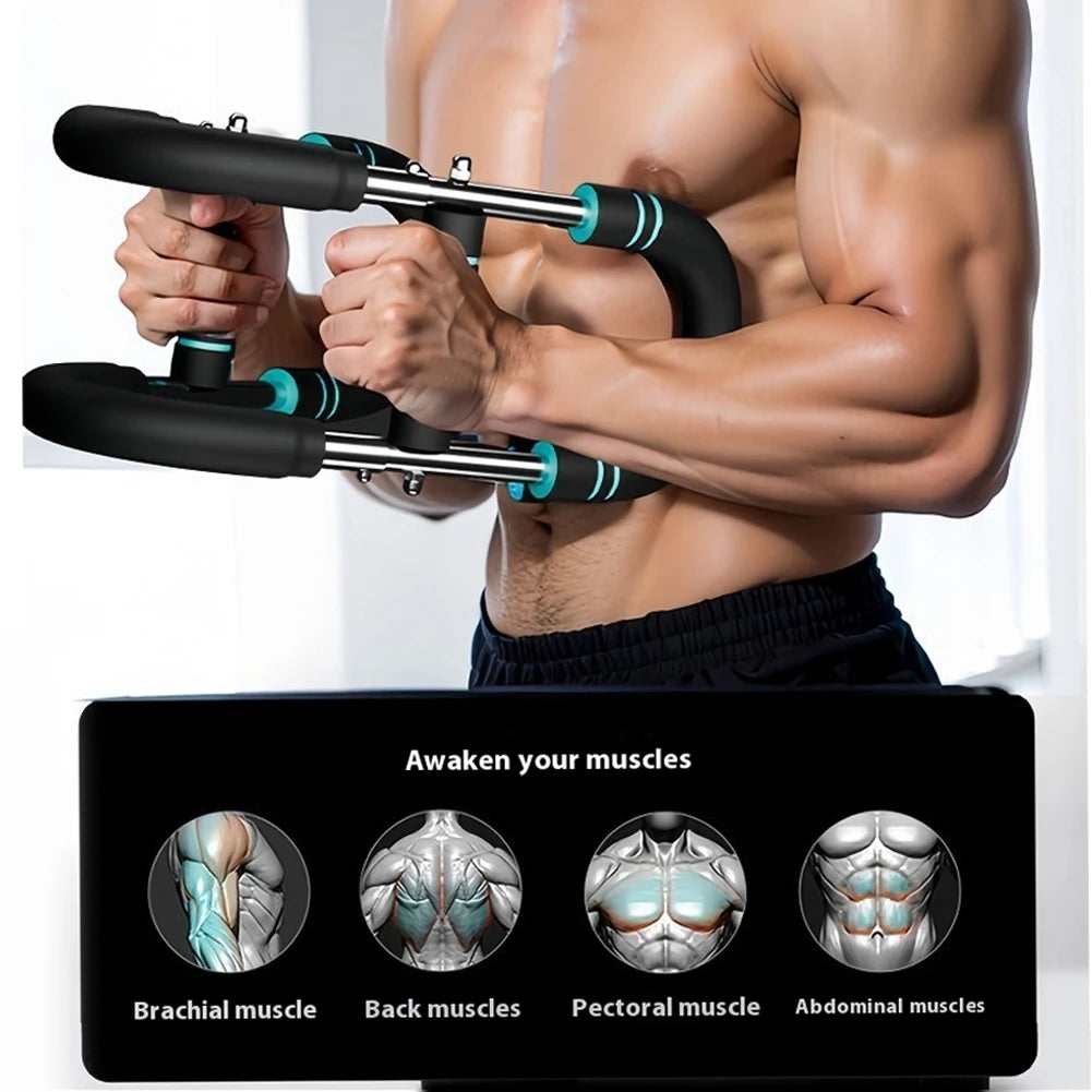 "spring resistance chest and arm workout tool"